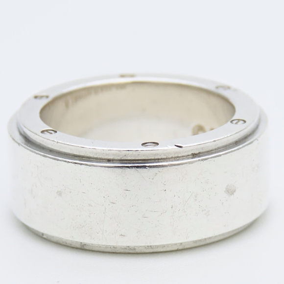 Authentic Tiffany & Co Sterling Silver Somerset Mesh Band  TIFFANY Authentic Silver Ring